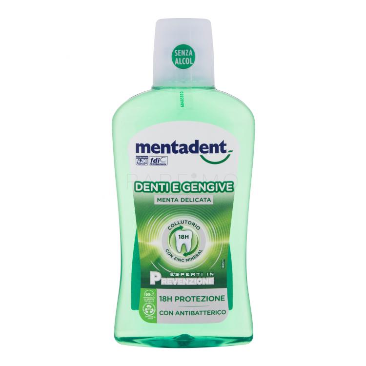 Mentadent Teeth and Gums Mint Mundwasser 500 ml