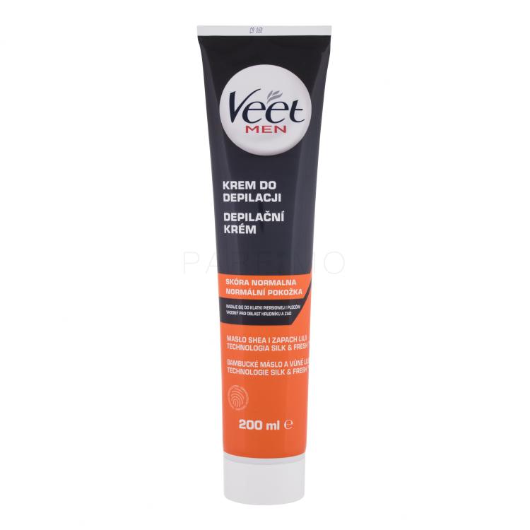Veet Men Hair Removal Cream Normal Skin Depilationspräparat für Herren 200 ml