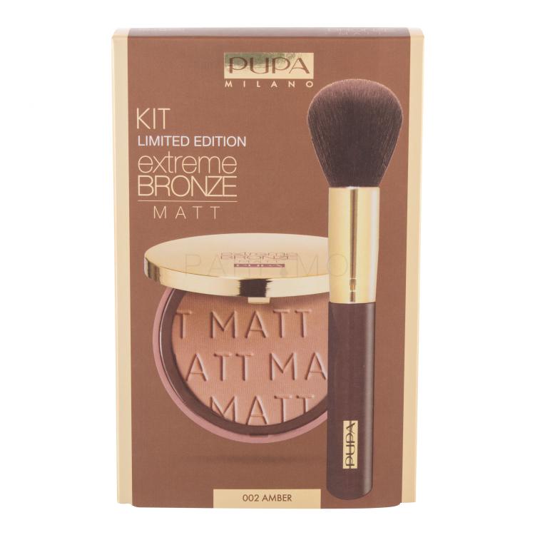 Pupa Extreme Bronze Matt Geschenkset Bronzer Extreme Bronze Matt 8 g + Kosmetikpinsel