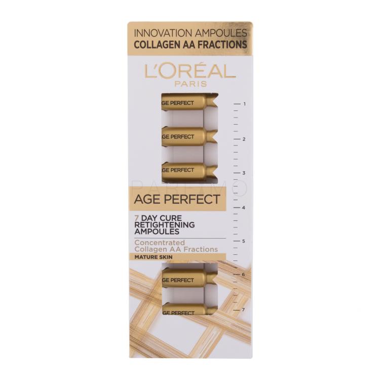 L&#039;Oréal Paris Age Perfect 7 Day Cure Retightening Ampoules Gesichtsserum für Frauen 7x1 ml