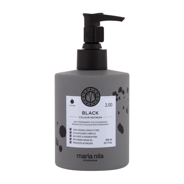 Maria Nila Colour Refresh Haarfarbe für Frauen 300 ml Farbton  2.00 Black