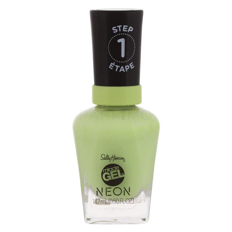 Sally Hansen Miracle Gel Neon Nagellack für Frauen 14,7 ml Farbton  052 Electri-Lime