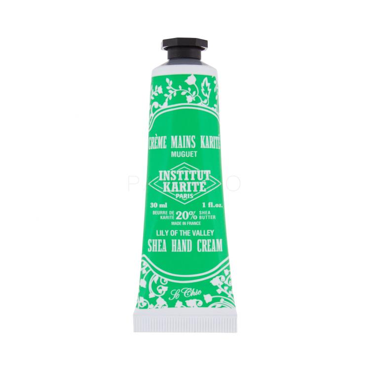 Institut Karité Shea Hand Cream Lily Of The Valley Handcreme für Frauen 30 ml