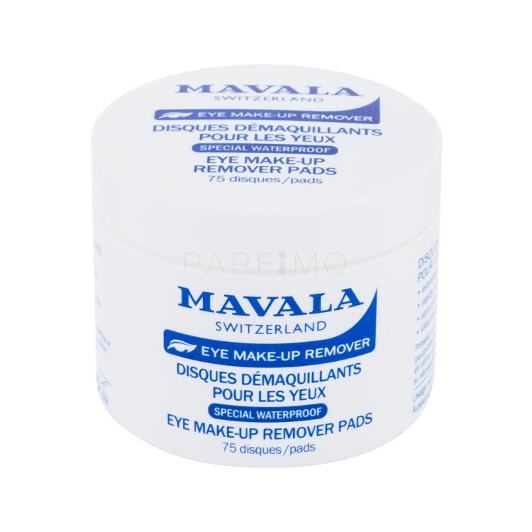 MAVALA Eye Make-Up Remover Pads Augen-Make-up-Entferner für Frauen 75 St.