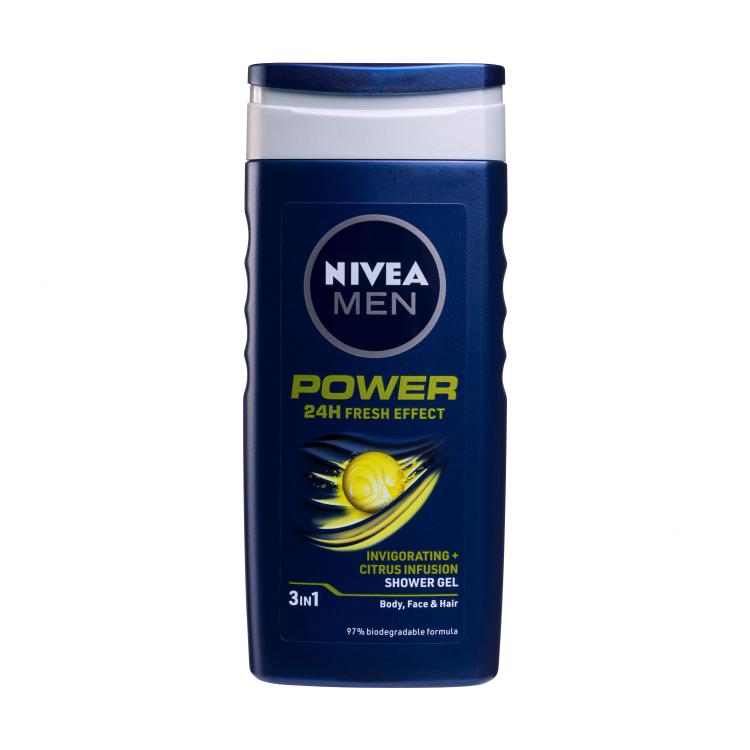 Nivea Men Power Fresh Duschgel für Herren 250 ml