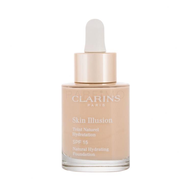 Clarins Skin Illusion Natural Hydrating SPF15 Foundation für Frauen 30 ml Farbton  100,5 Cream