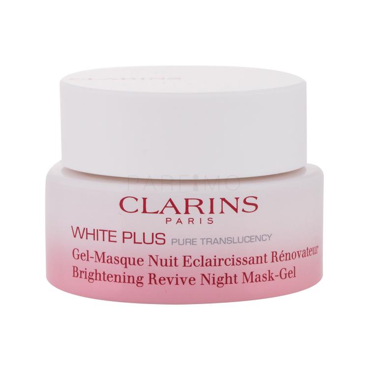 Clarins White Plus Brightening Revive Night Mask-Gel Gesichtsmaske für Frauen 50 ml