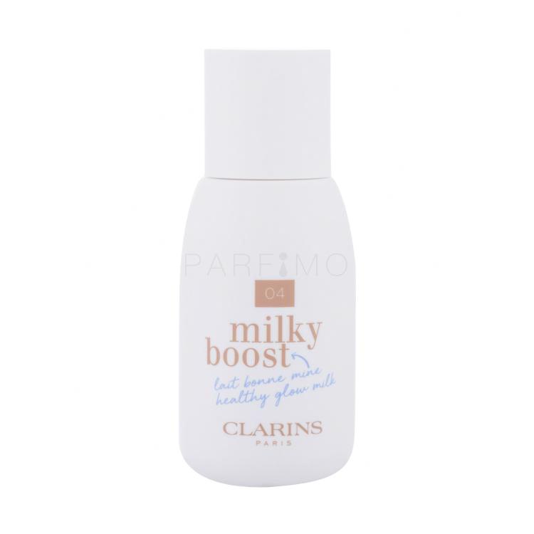 Clarins Milky Boost Foundation für Frauen 50 ml Farbton  04 Milky Auburn