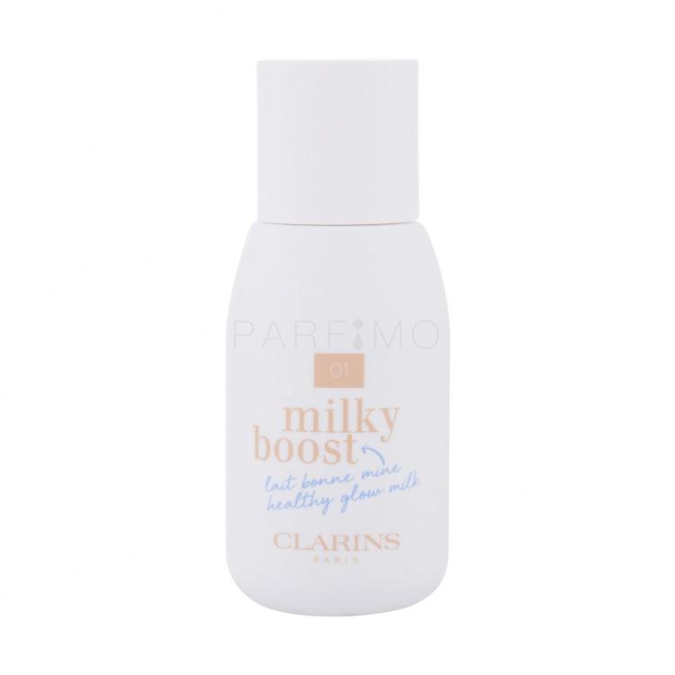 Clarins Milky Boost Foundation für Frauen 50 ml Farbton  01 Milky Cream