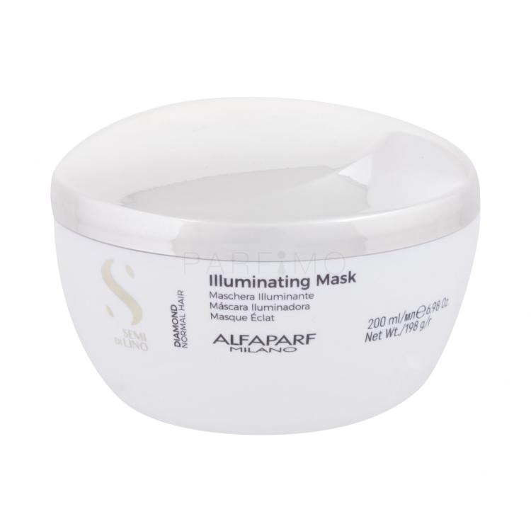 ALFAPARF MILANO Semi Di Lino Diamond llluminating Haarmaske für Frauen 200 ml