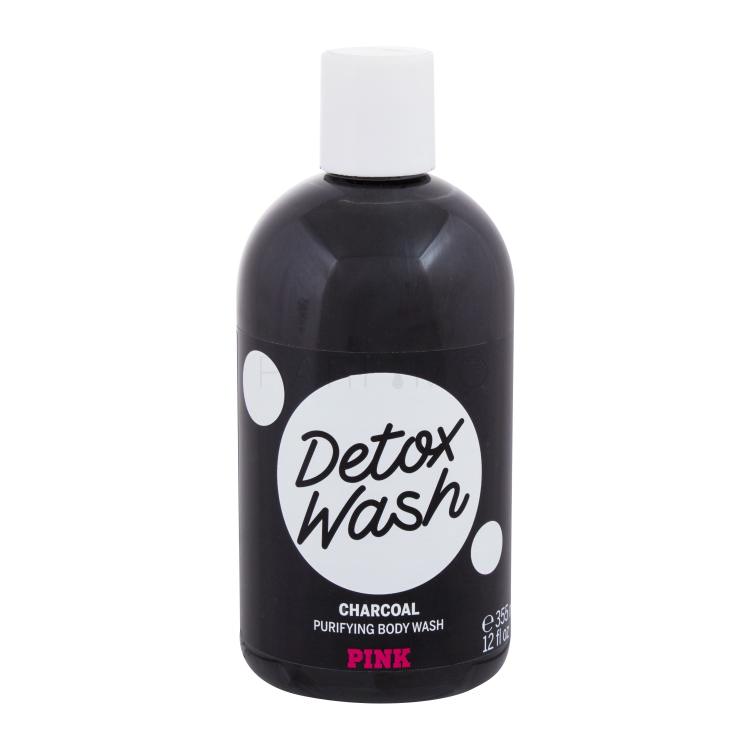 Pink Detox Wash Charcoal Body Wash Duschgel für Frauen 355 ml