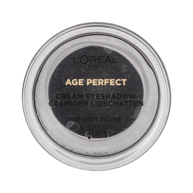 L&#039;Oréal Paris Age Perfect Cream Eyeshadow Lidschatten für Frauen 4 ml Farbton  08 Grey Fever