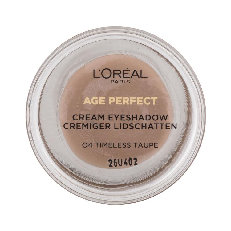 L&#039;Oréal Paris Age Perfect Cream Eyeshadow Lidschatten für Frauen 4 ml Farbton  04 Timeless Taupe