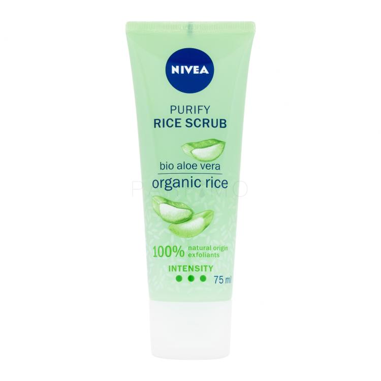 Nivea Rice Scrub Aloe Vera Peeling für Frauen 75 ml