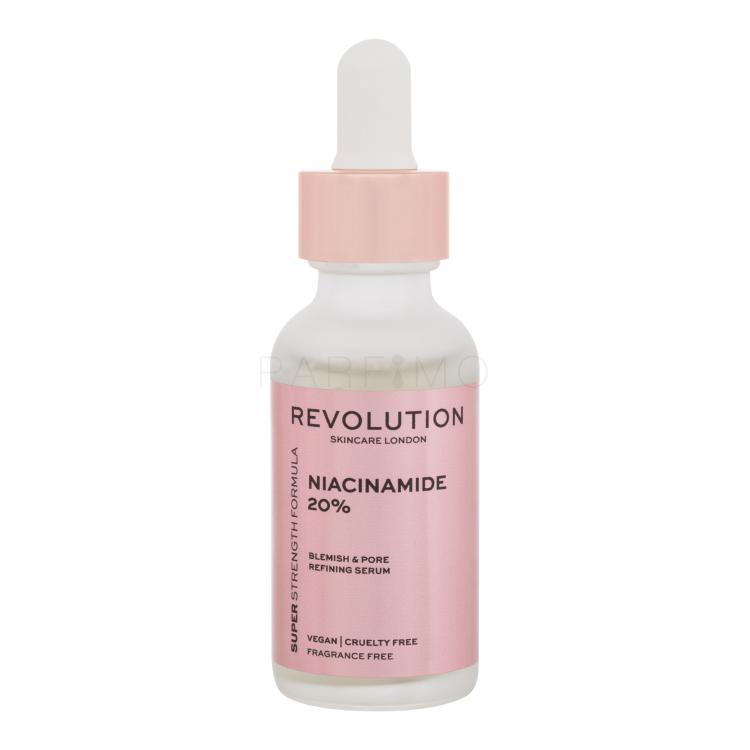 Revolution Skincare Niacinamide 20% Blemish &amp; Pore Refining Serum Gesichtsserum für Frauen 30 ml