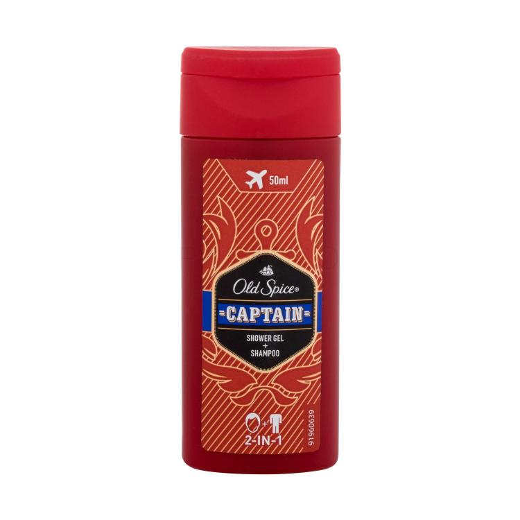 Old Spice Captain 2-In-1 Duschgel für Herren 50 ml