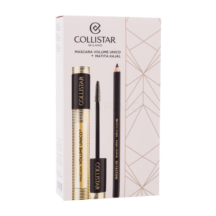 Collistar Volume Unico Set Geschenkset Mascara Volume Unico 13 ml + Kajalstift Kajal Pencil 1,2 ml Black