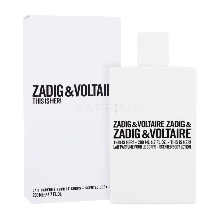 Zadig &amp; Voltaire This is Her! Körperlotion für Frauen 200 ml