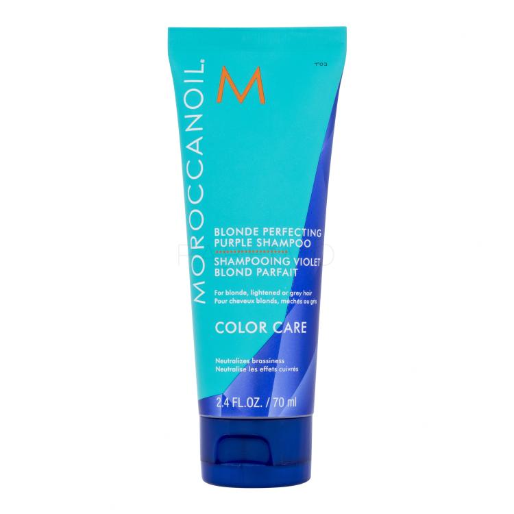 Moroccanoil Color Care Blonde Perfecting Purple Shampoo Shampoo für Frauen 70 ml