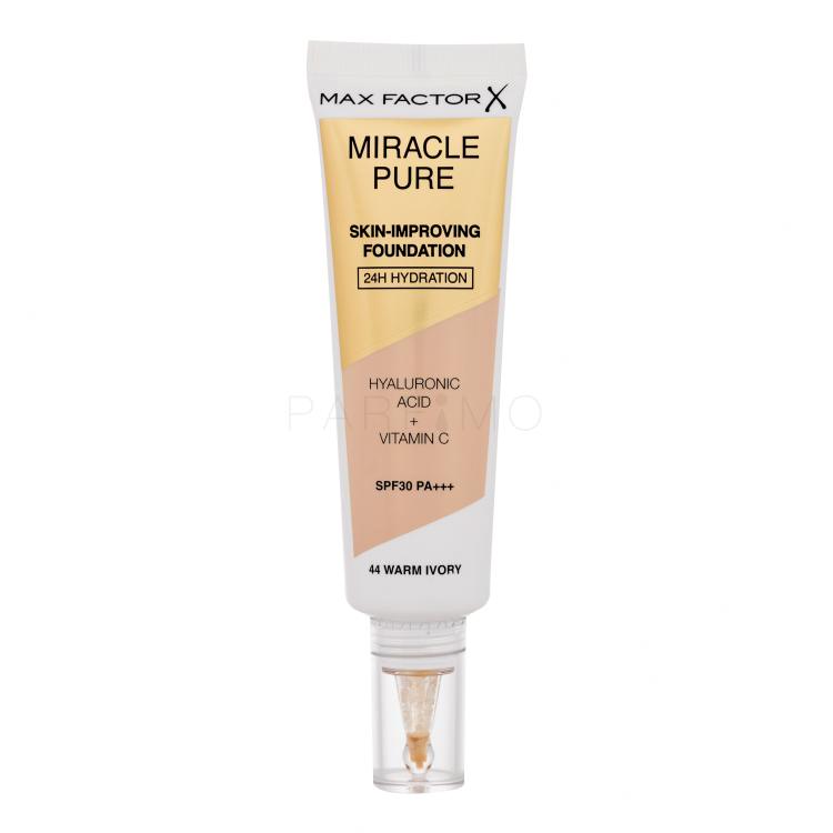 Max Factor Miracle Pure Skin-Improving Foundation SPF30 Foundation für Frauen 30 ml Farbton  44 Warm Ivory