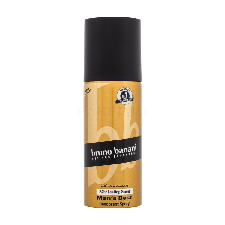 Bruno Banani Man´s Best With Spicy Cinnamon Deodorant für Herren 150 ml