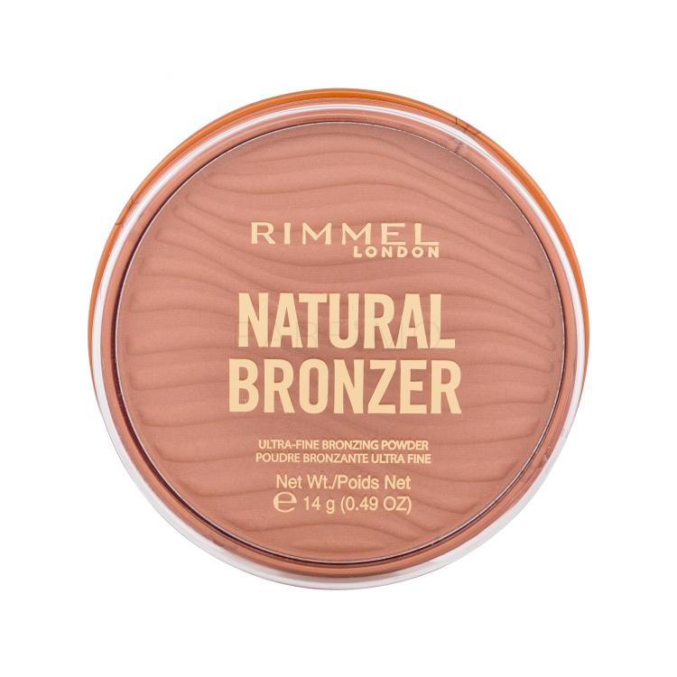 Rimmel London Natural Bronzer Ultra-Fine Bronzing Powder Bronzer für Frauen 14 g Farbton  001 Sunlight