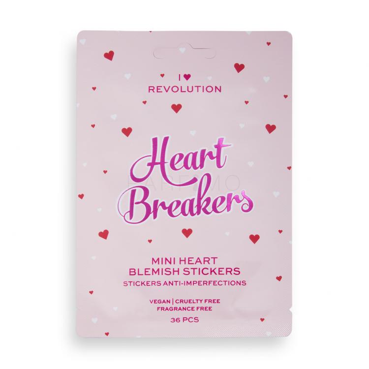 I Heart Revolution Heartbreakers Mini Blemish Stickers Lokale Hautpflege für Frauen 36 St.