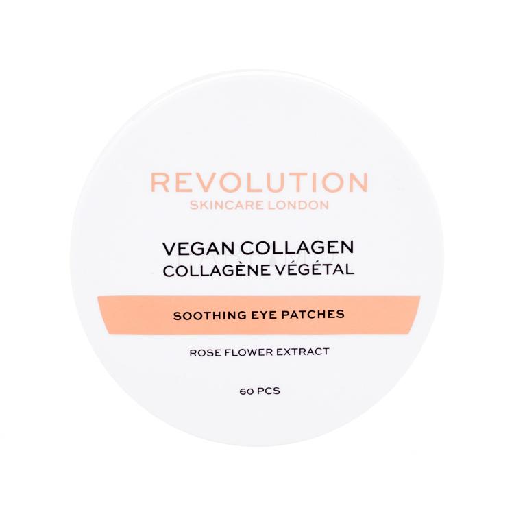 Revolution Skincare Vegan Collagen Soothing Eye Patches Augenmaske für Frauen 60 St.