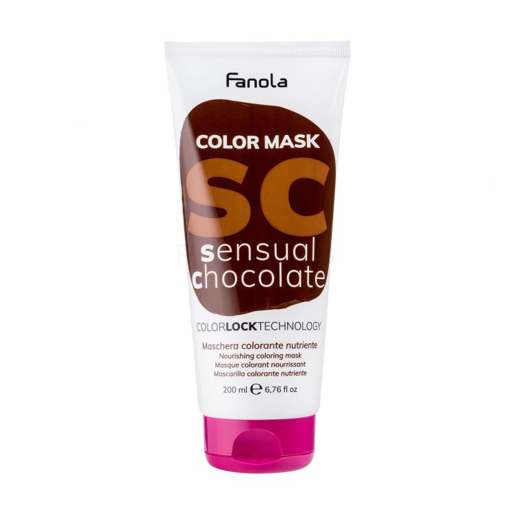 Fanola Color Mask Haarfarbe für Frauen 200 ml Farbton  Sensual Chocolate