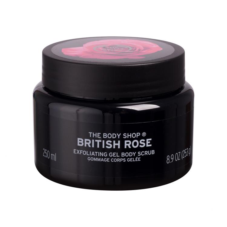 The Body Shop British Rose Exfoliating Gel Body Scrub Körperpeeling für Frauen 250 ml