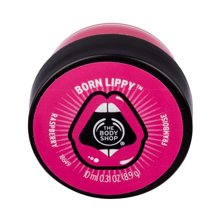 The Body Shop Born Lippy Pot Lip Balm Lippenbalsam für Frauen 10 ml Farbton  Raspberry