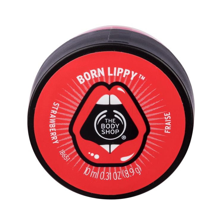 The Body Shop Born Lippy Pot Lip Balm Lippenbalsam für Frauen 10 ml Farbton  Strawberry