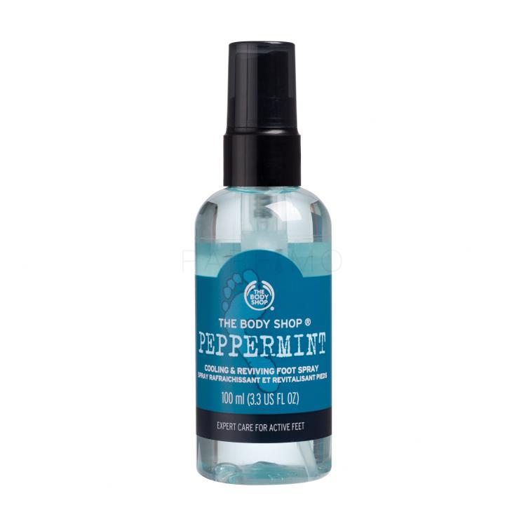 The Body Shop Peppermint Cooling &amp; Reviving Spray Fußspray für Frauen 100 ml