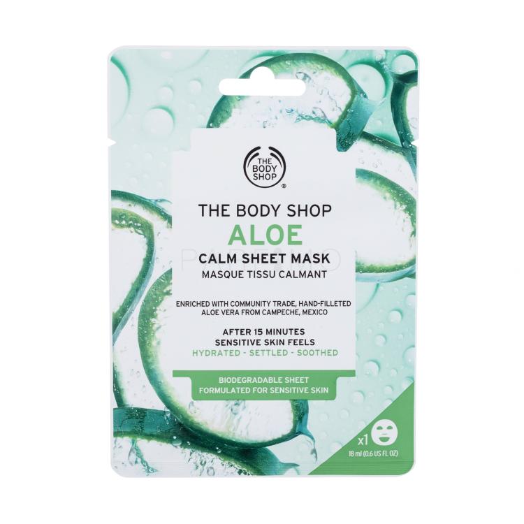 The Body Shop Aloe Calm Sheet Mask Gesichtsmaske für Frauen 1 St.