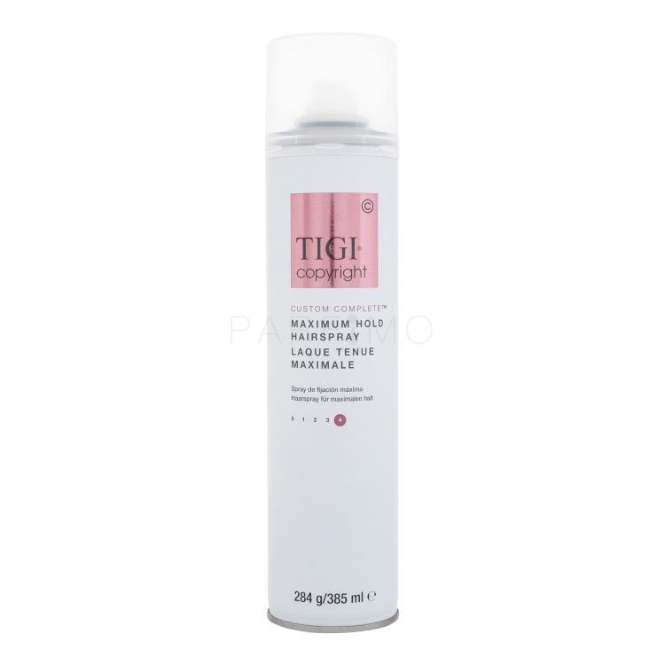 Tigi Copyright Custom Complete Maximum Hold Hairspray Haarspray für Frauen 385 ml