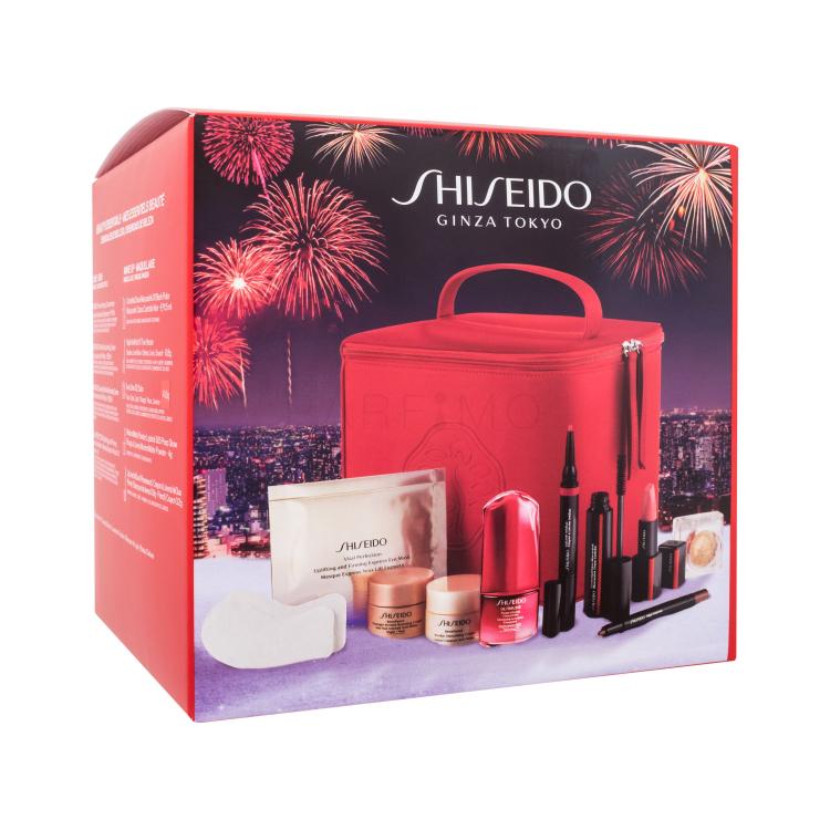 Shiseido Beauty Essentials Geschenkset Tagescreme Benefiance 30 ml + Nachtcreme Benefiance 30 ml + Serum Ultimune 15 ml + Augenmaske Vital Perfection 2 St. + Mascara ControlledChaos 11,5 ml 01 + Kajalstift InkArtist 0,8 g 01 + Lippenstift ModernMatte 4 g 505 + Lippenkonturenstift InkDuo 1,1 g 4 + Hi