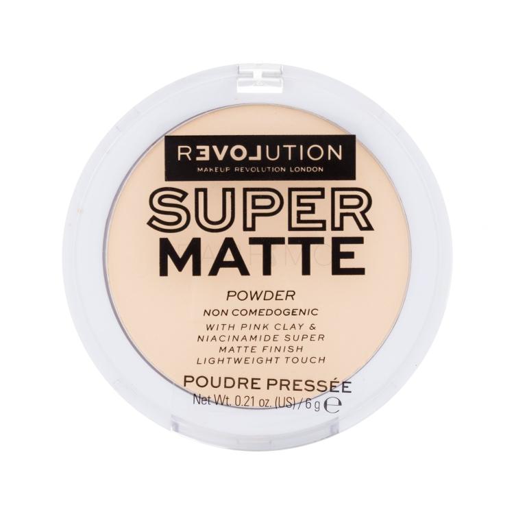 Revolution Relove Super Matte Powder Puder für Frauen 6 g Farbton  Translucent
