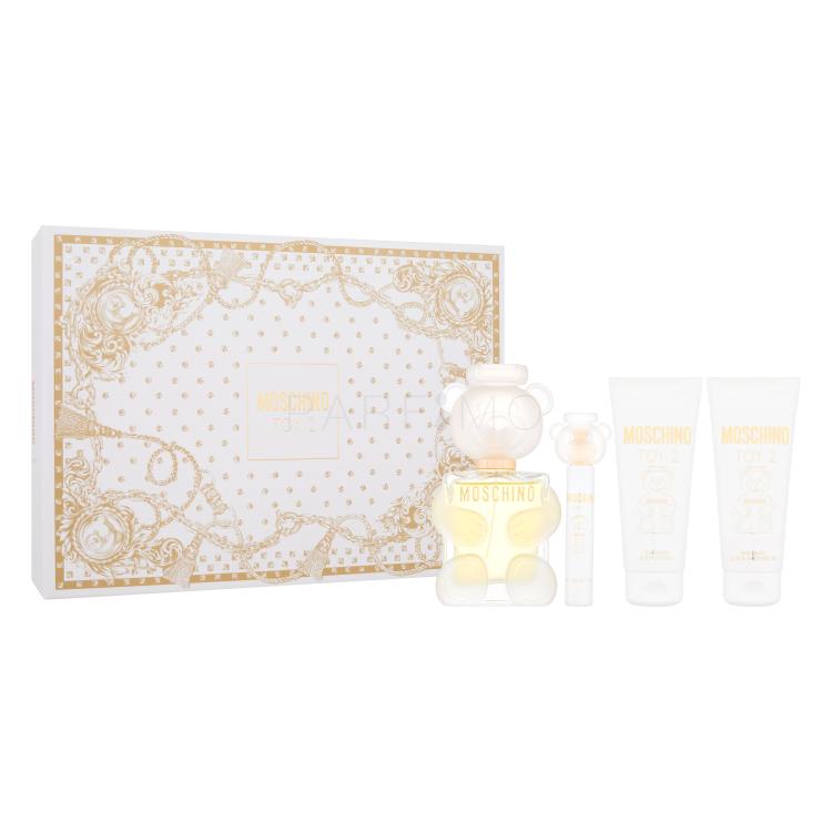 Moschino Toy 2 Geschenkset Eau de Parfum 100 ml + Eau de Parfum 10 ml + Körpermilch 100 ml + Duschgel 100 ml