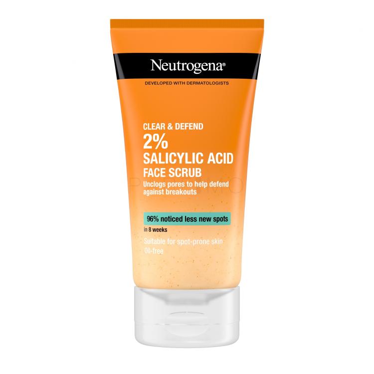 Neutrogena Clear &amp; Defend Facial Scrub Peeling 150 ml