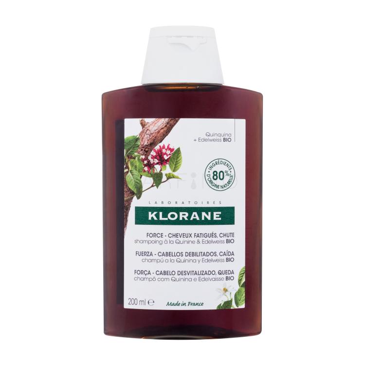 Klorane Organic Quinine &amp; Edelweiss Strength - Thinning Hair, Loss Shampoo für Frauen 200 ml