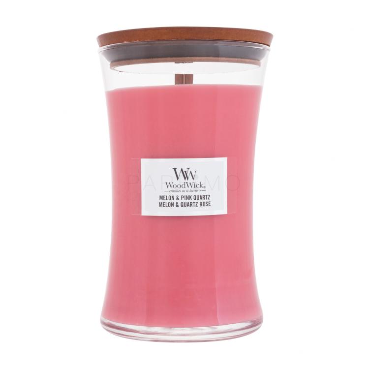 WoodWick Melon &amp; Pink Quartz Duftkerze 610 g