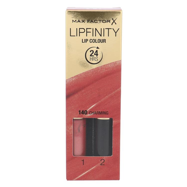 Max Factor Lipfinity 24HRS Lip Colour Lippenstift für Frauen 4,2 g Farbton  140 Charming