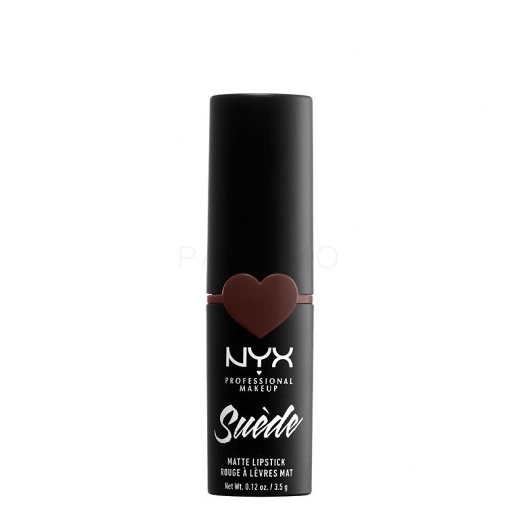 NYX Professional Makeup Suède Matte Lipstick Lippenstift für Frauen 3,5 g Farbton  07 Cold Brew