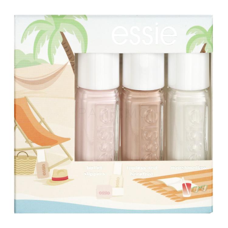Essie Summer Mini Trio Life Is A Beach Geschenkset Nagellack 5 ml + Nagellack 5 ml Topless And Barefoot + Nagellack 5 ml Marshmallow