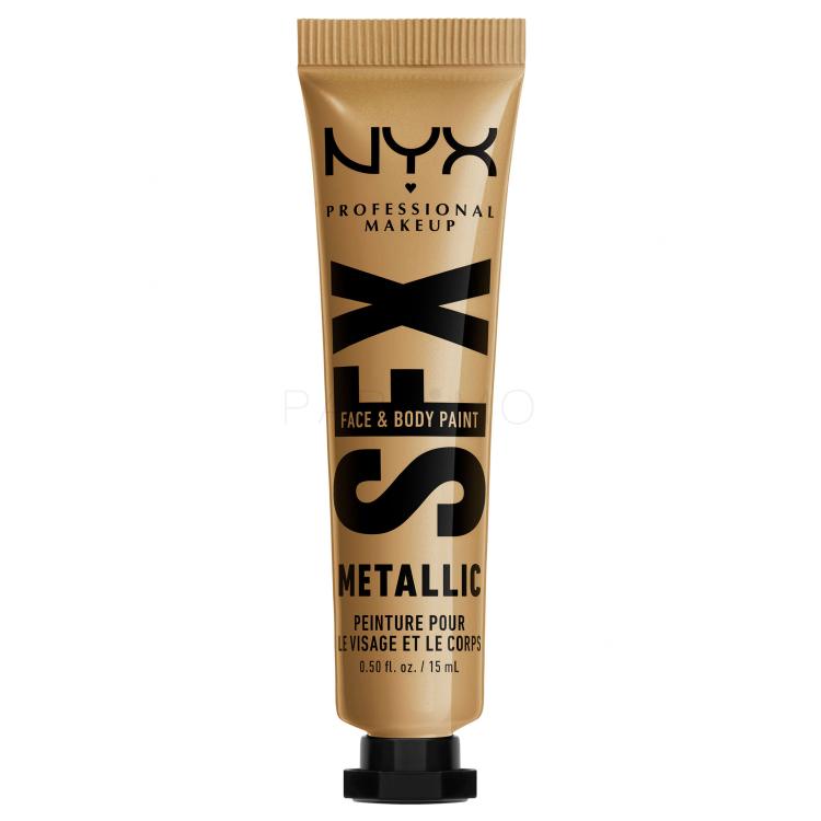 NYX Professional Makeup SFX Face And Body Paint Metallic Foundation für Frauen 15 ml Farbton  05 Gold Dusk