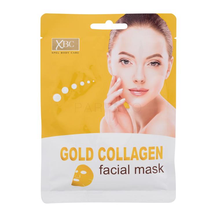 Xpel Gold Collagen Facial Mask Gesichtsmaske für Frauen 1 St.