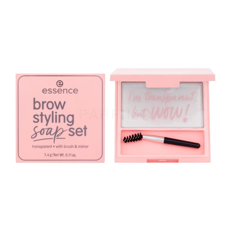 Essence Brow Styling Soap Set Augenbrauengel und pomade für Frauen 3,4