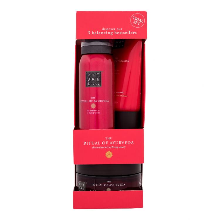 Rituals The Ritual Of Ayurveda 3 Balancing Bestsellers Geschenkset Körpercreme The Ritual Of Ayurveda 70 ml + Körperpeeling The Ritual Of Ayurveda 125 g + Duschschaum The Ritual Of Ayurveda 50 ml