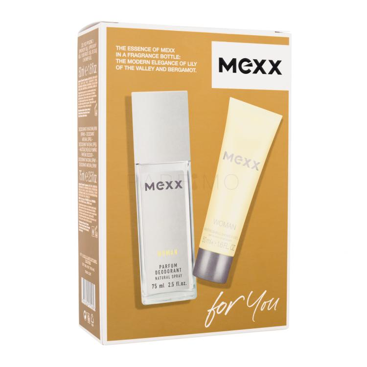 Mexx Woman Geschenkset Deodorant 75 ml + Duschgel 50 ml