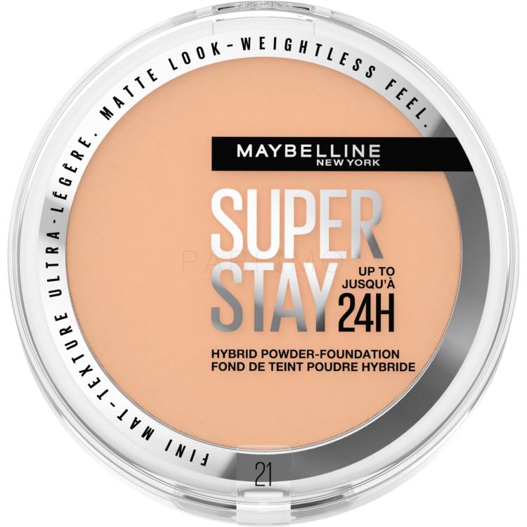 Maybelline Superstay 24H Hybrid Powder-Foundation Foundation für Frauen 9 g Farbton  21